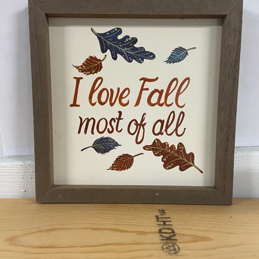 Fall Decor Sign - Picture 2 of 5